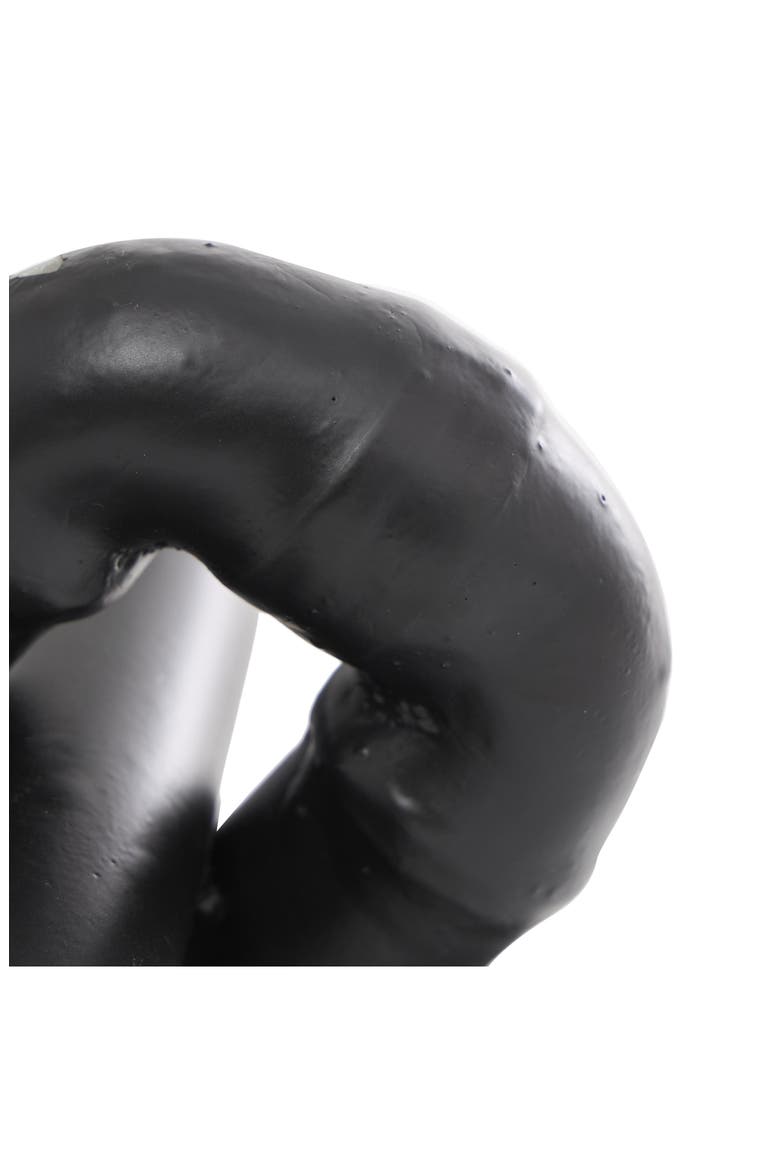 Contemporary Chain Link Statue, Alternate, color, BLACK