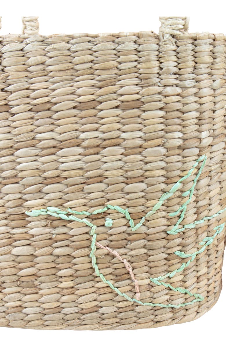 LIKHA Hummingbird Embroidered Tote Bag, Alternate, color, Natural