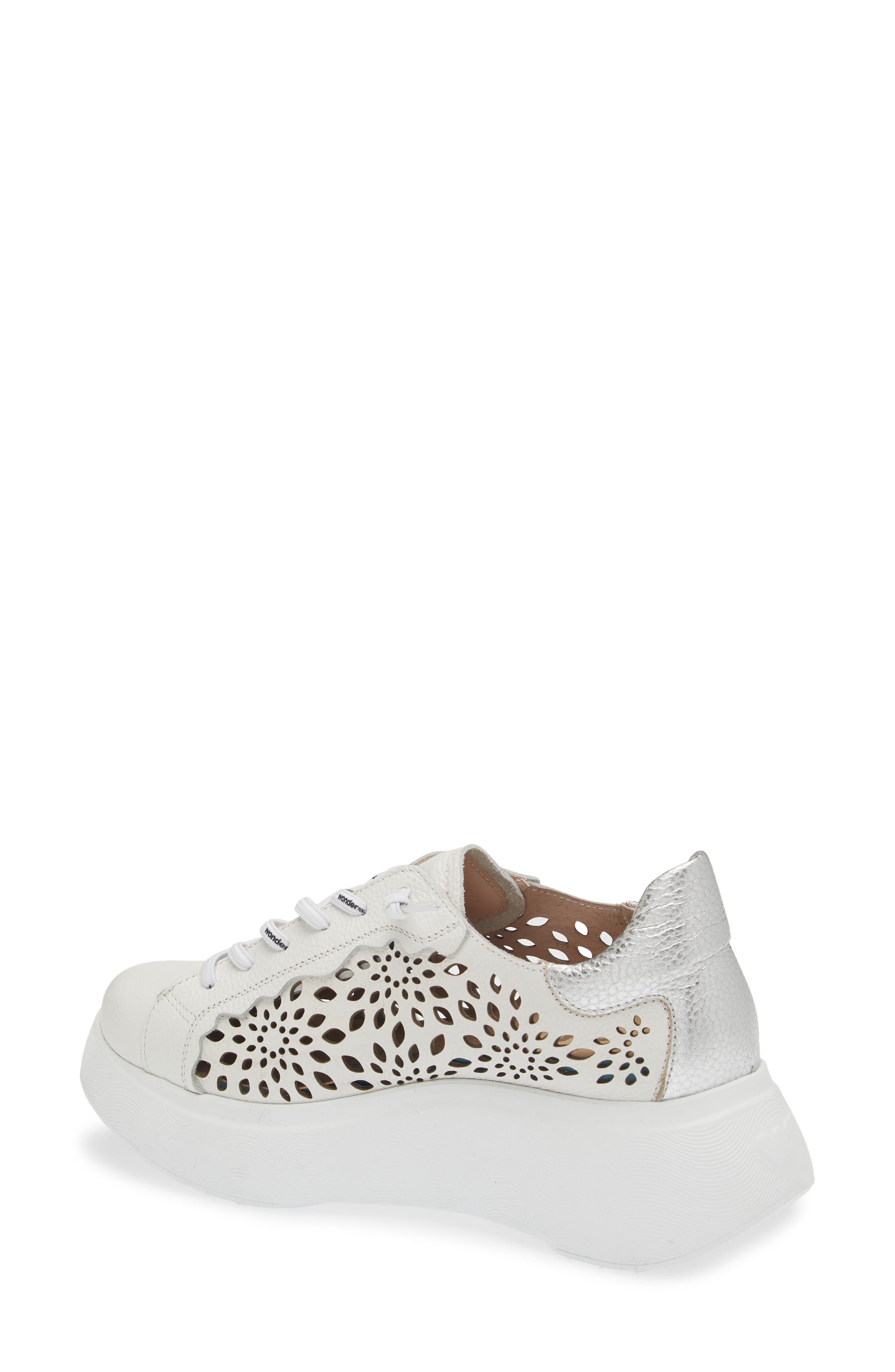 Laser Cutout Platform Sneaker - image 4
