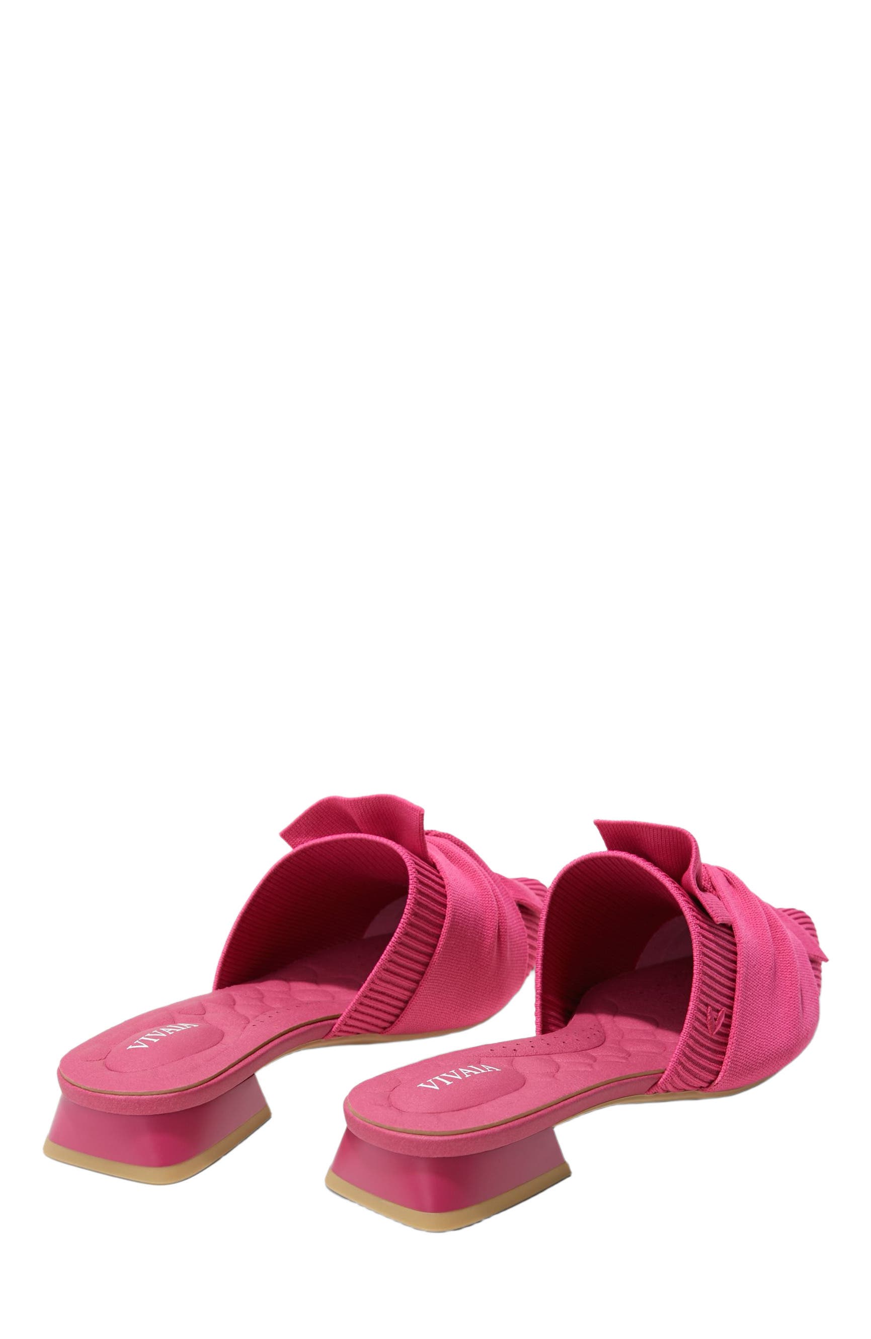 VIVAIA Pointed-Toe Knot Sandals, Alternate, color, Pitaya