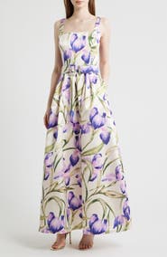 Julia Jordan Floral A-Line Gown
