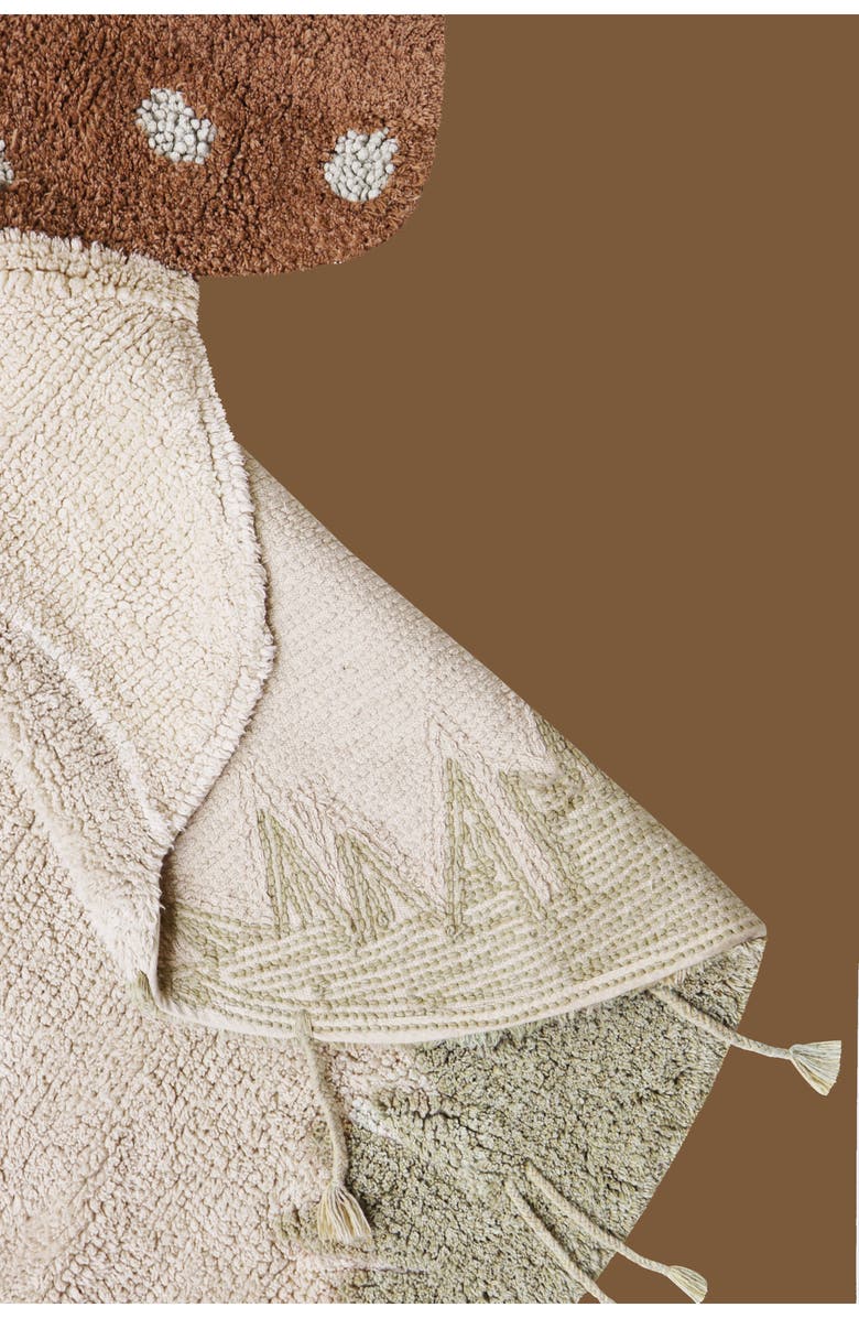 Lorena Canals Boletus Washable Recycled Cotton Blend Rug, Alternate, color, Natural Olive Pearl Blue Ash