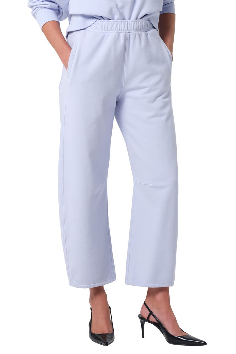 Miro Cotton Fleece Sweatpants, Main, color, PERIWINKLE