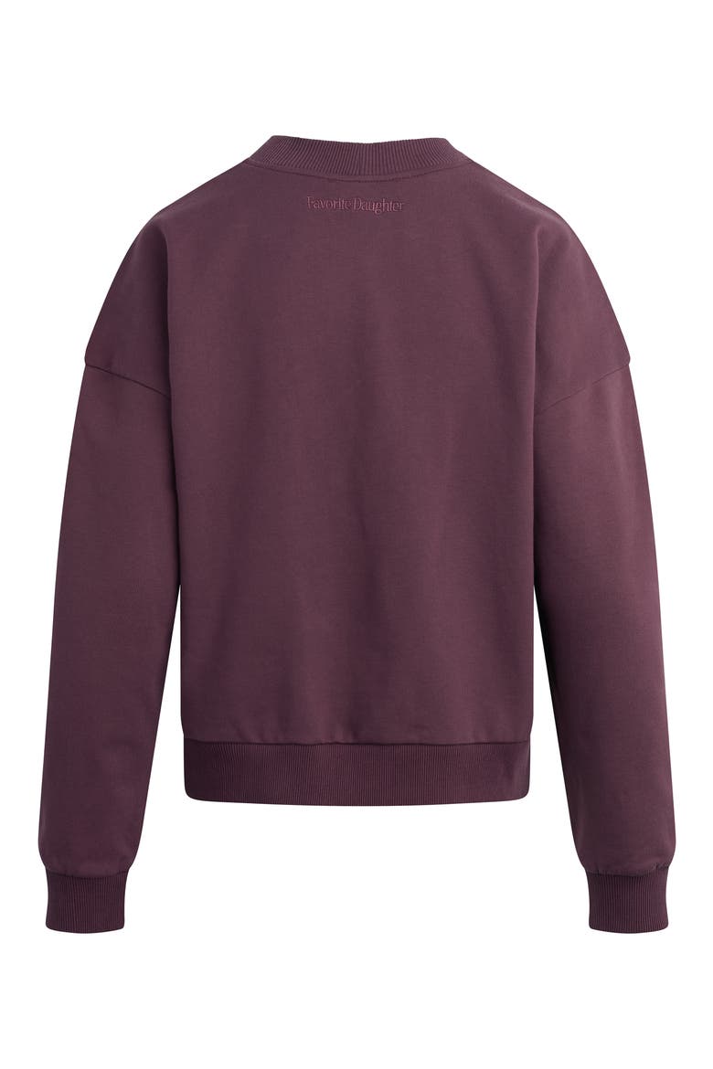 The Cutesy Crop Cardigan, Alternate, color, BURGUNDY DAHLIA