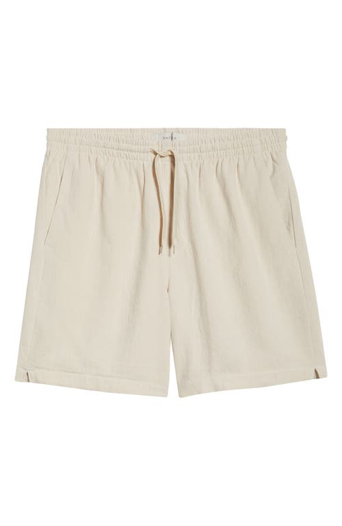 Pacsun Russel Linen Blend Shorts In White