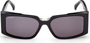 Max Mara Spark 54mm Rectangular Sunglasses