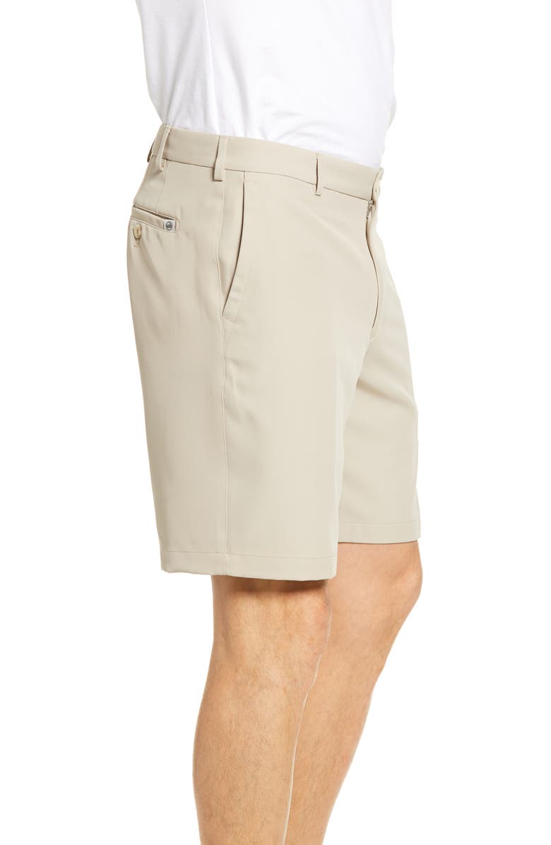 Peter Millar Salem 9-Inch High Drape Performance Shorts, Alternate, color, Khaki
