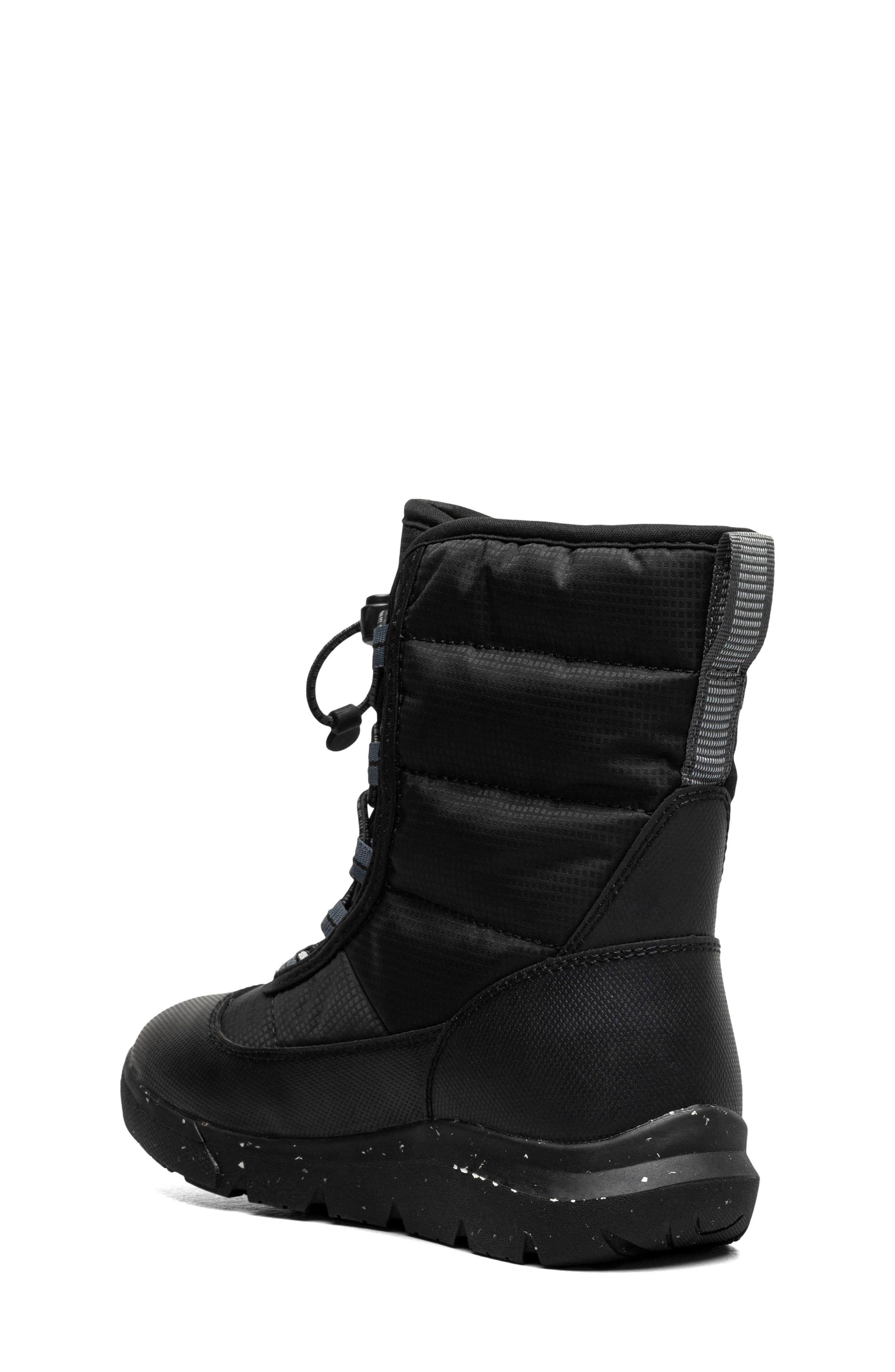 Bogs Kids' Skyline Snow Waterproof Boot, Alternate, color, Black