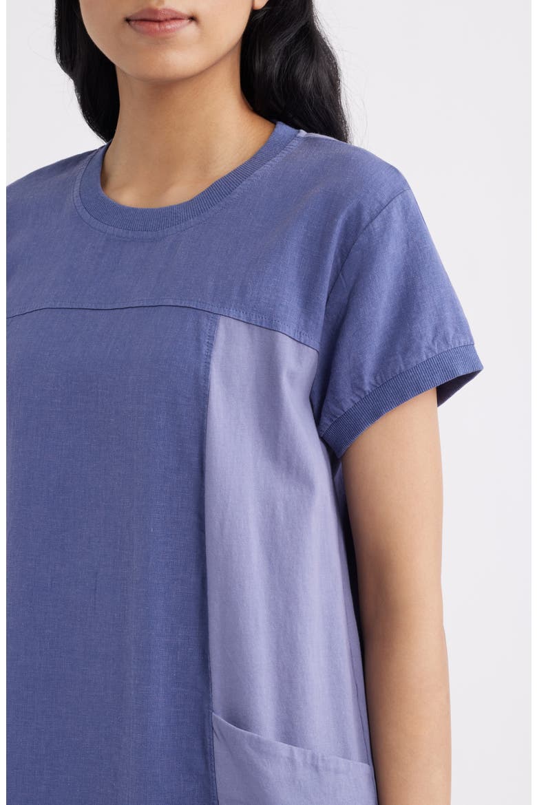 Crewneck Minidress, Alternate, color, SMOKE