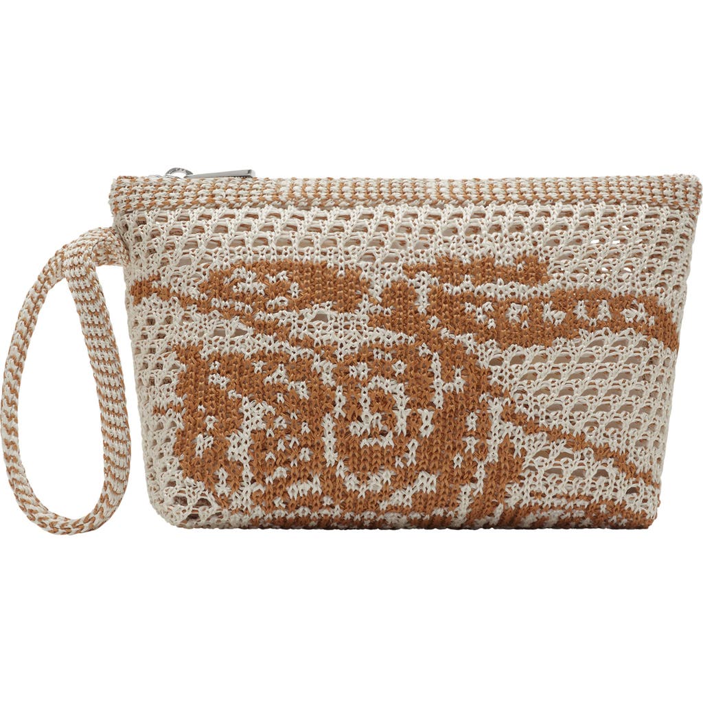 Burberry Ekd Crochet Pouch In White/sand