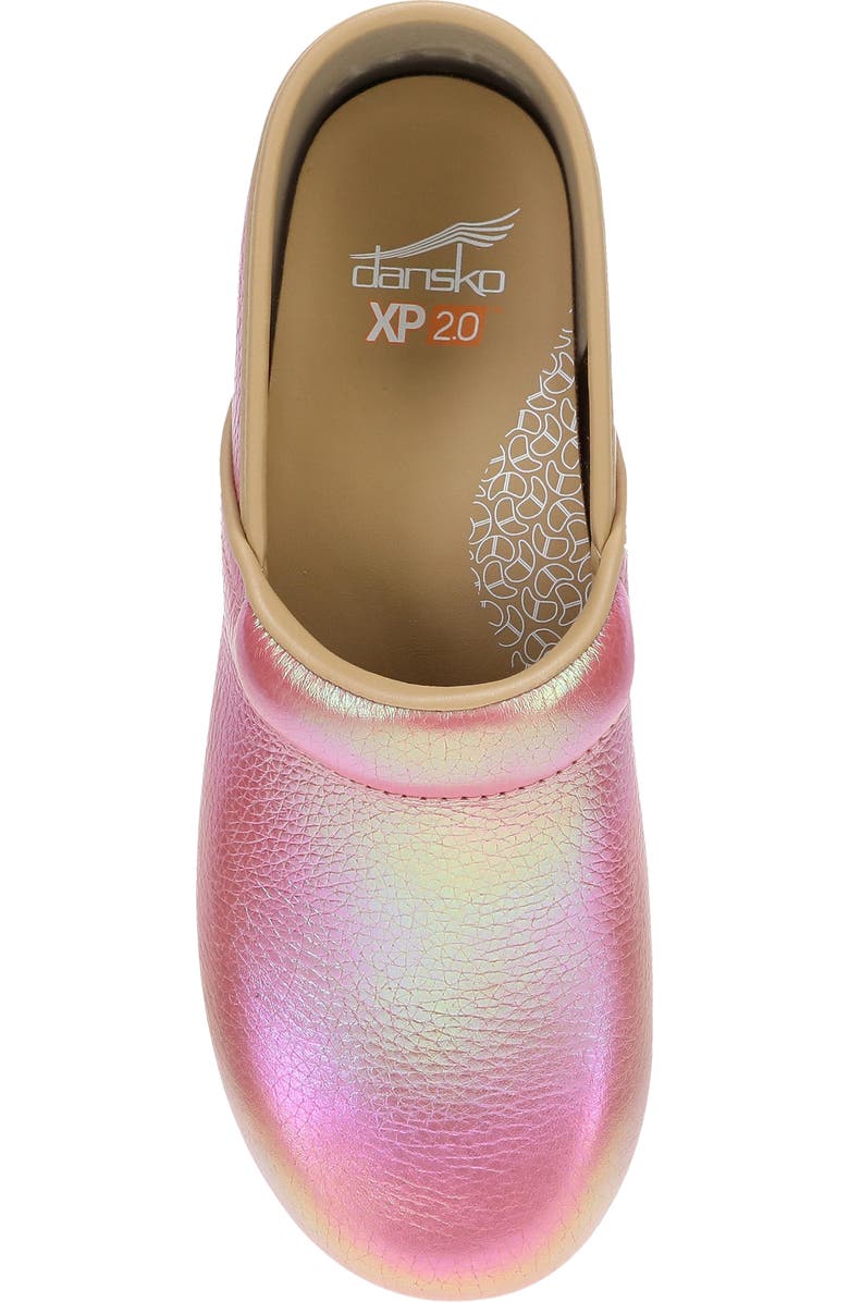 Dansko XP 2.0 Clog, Alternate, color, Pink Iridescent Leather