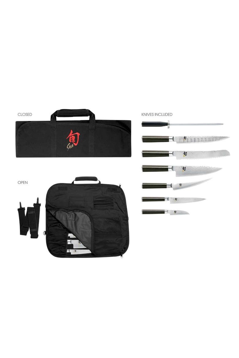 Classic 8 Piece Student Knife Set, Main, color, Ebony