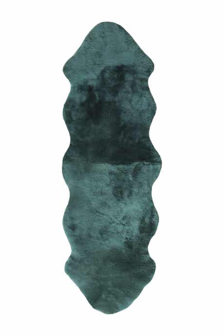 NATURAL Medical Genuine Sheepskin Shearling Pelt 24" x 72" - Grey