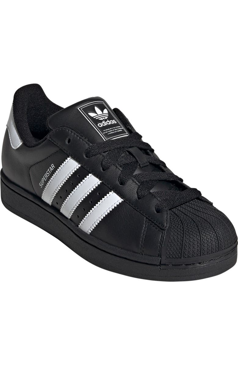 adidas Superstar II Sneaker, Main, color, Cblack/Ftw