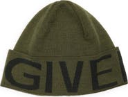 Givenchy Logo Wool Beanie