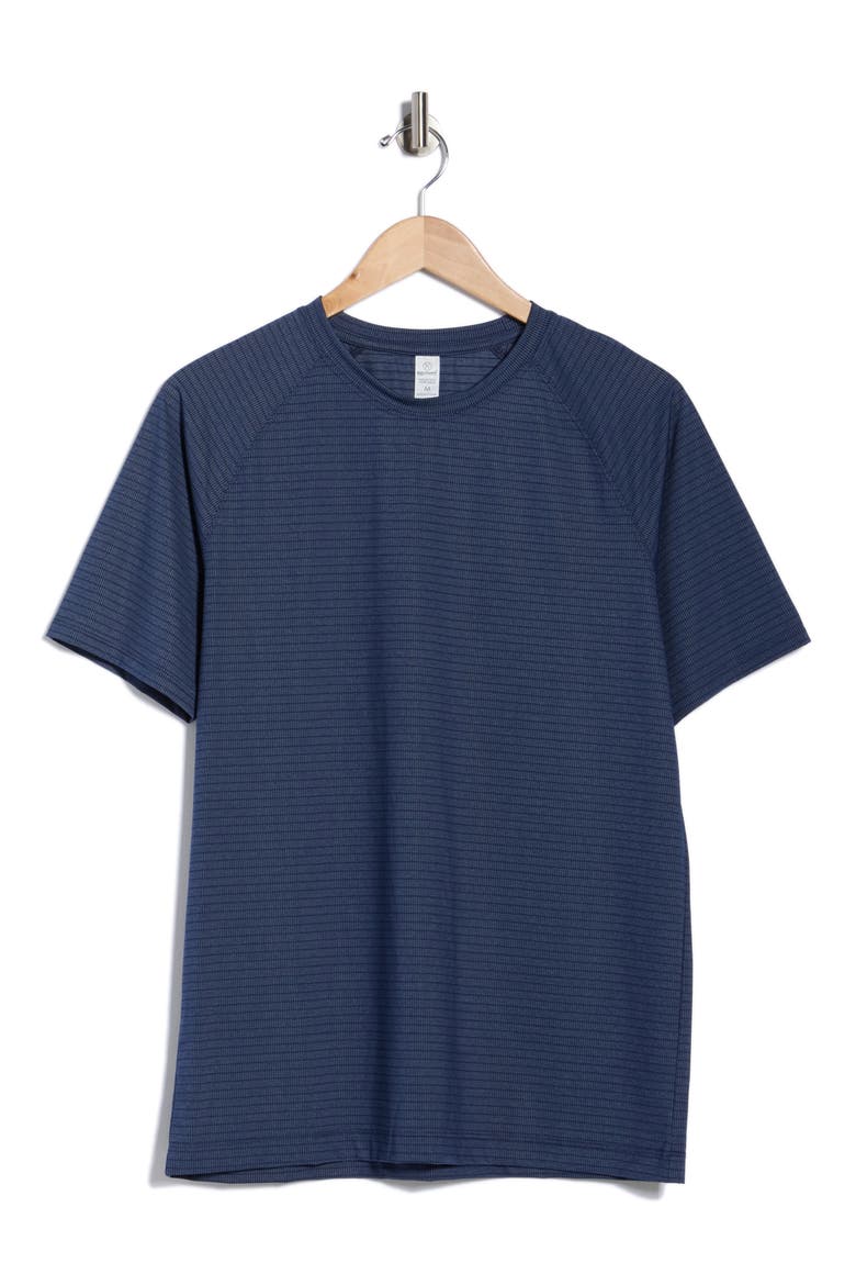 Peak Motion Crewneck T-Shirt, Alternate, color, NAVAL BLUE