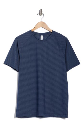 90 Degree By Reflex Peak Motion Crewneck T-shirt In Blue