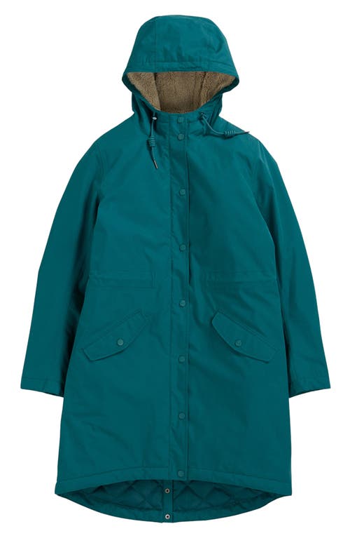 Seasalt Cornwall Plant Hunter Waterproof Hooded Coat In Green