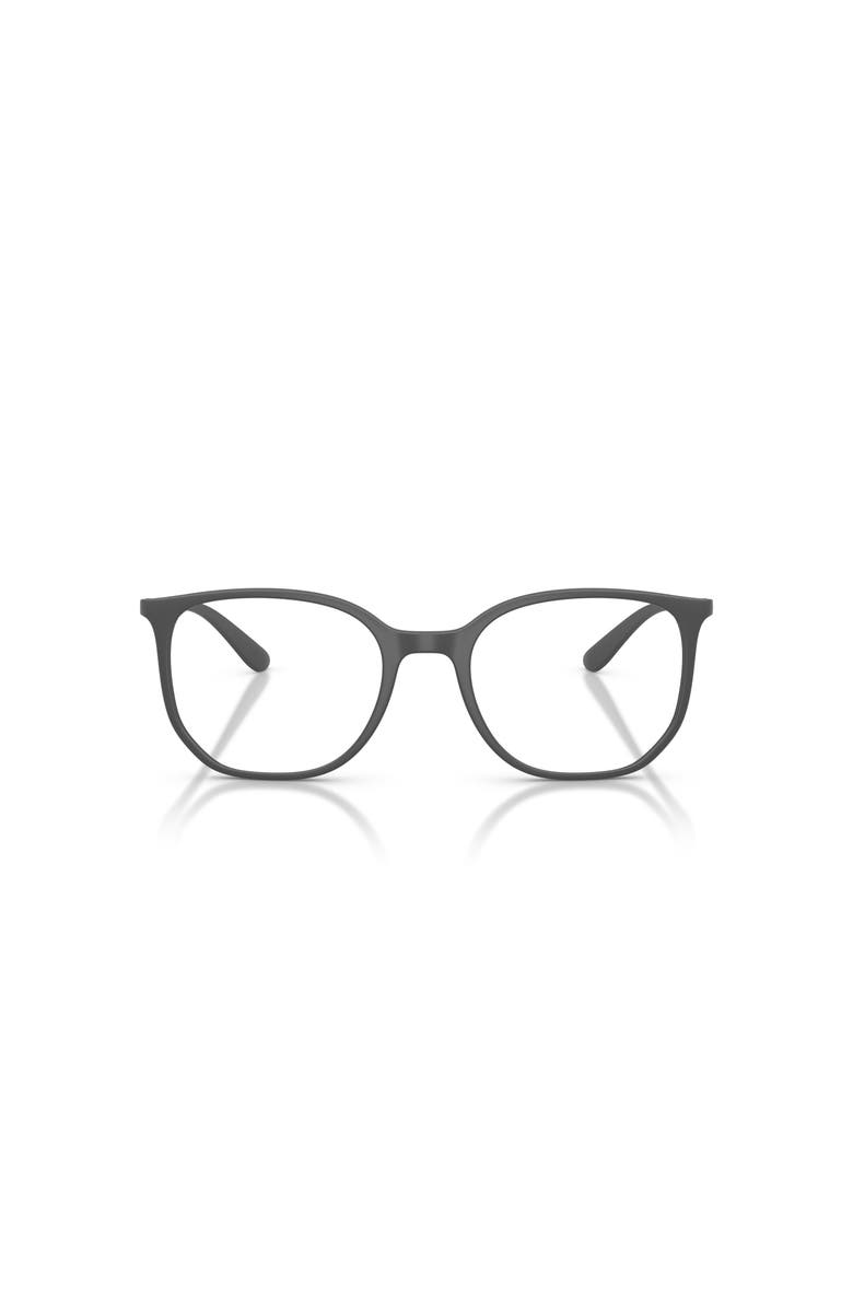 Ray-Ban 52mm Irregular optical glasses, Alternate, color, Grey