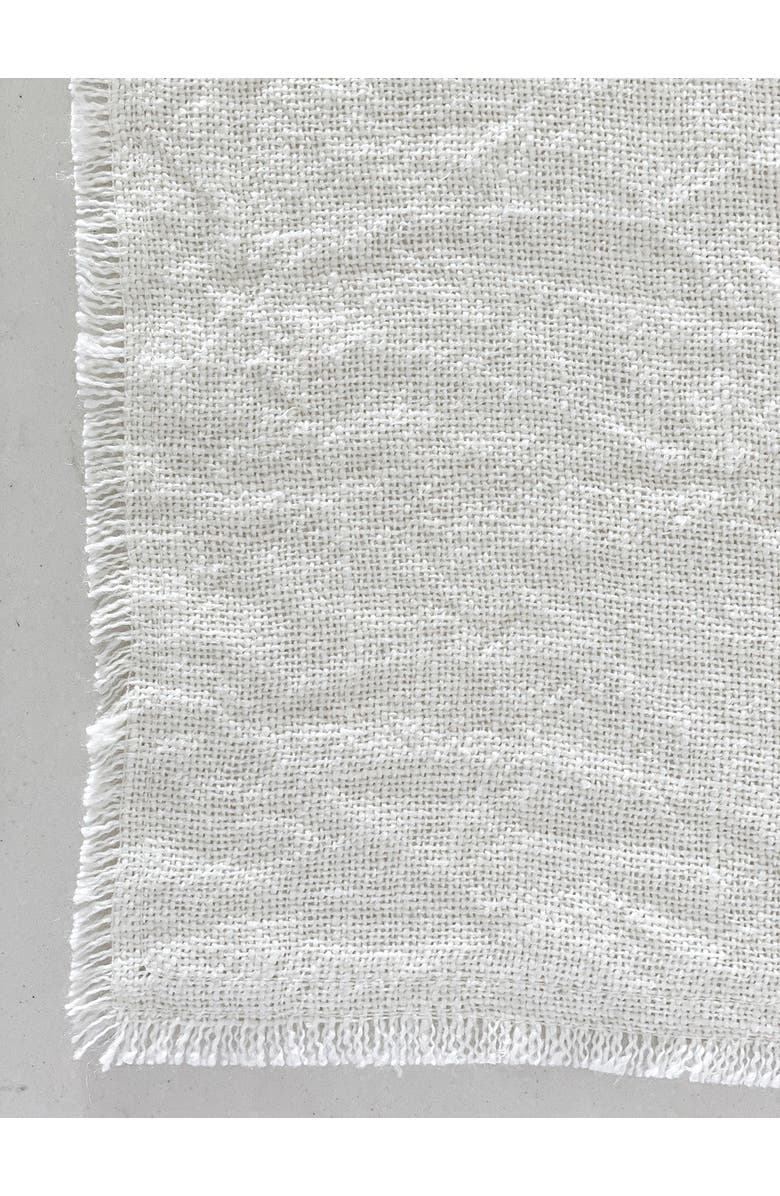 Anaya So Soft Linen Tablecloth, Main, color, White