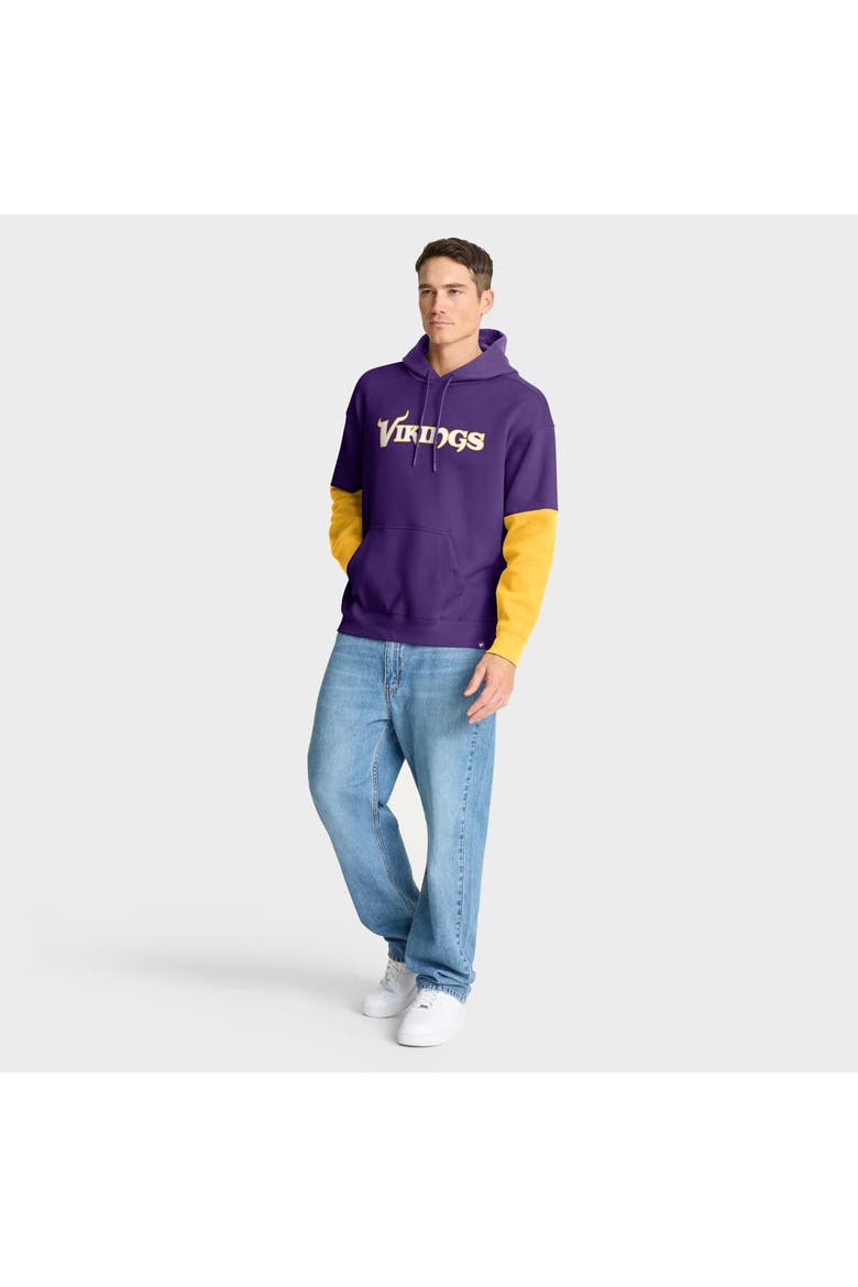 Men's Fanatics Purple Minnesota Vikings Helmet Pullover Hoodie, Alternate, color, Purple