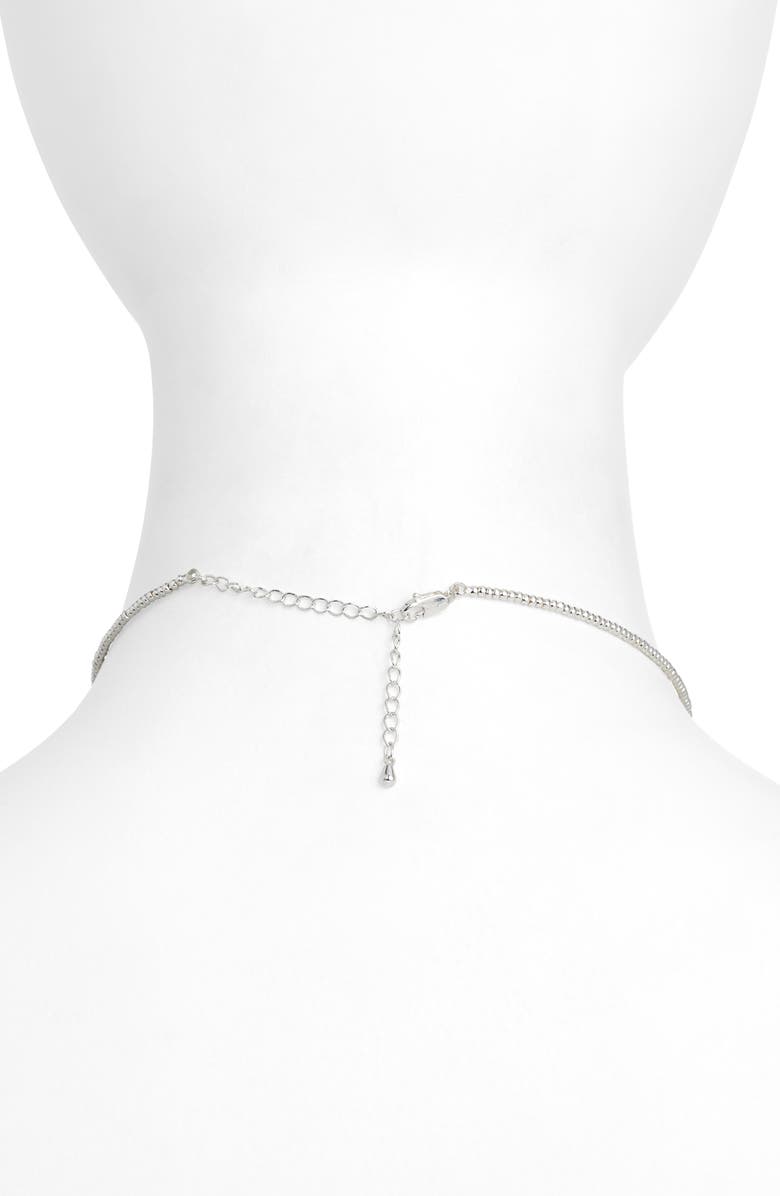 Child of Wild Fire Sky Pendant Collar Necklace, Alternate, color, Silver