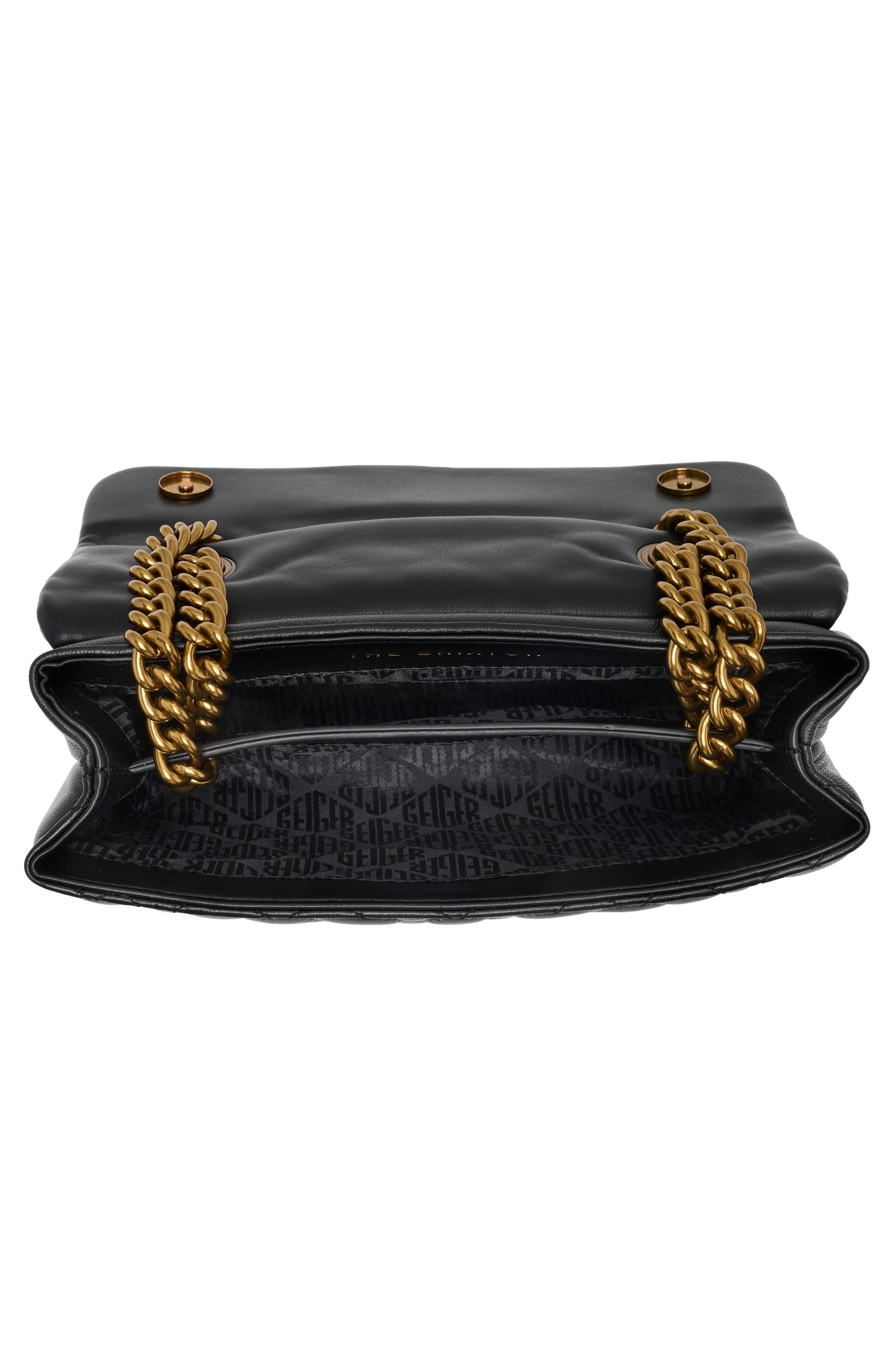 Kurt Geiger London Brixton Lock Quilted Leather Crossbody Bag (Women ...