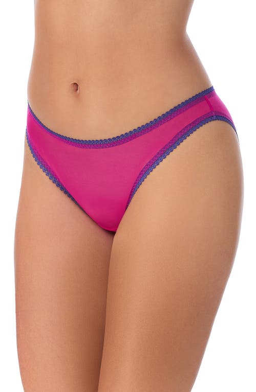 On Gossamer Hip-g Mesh Thong In Purple