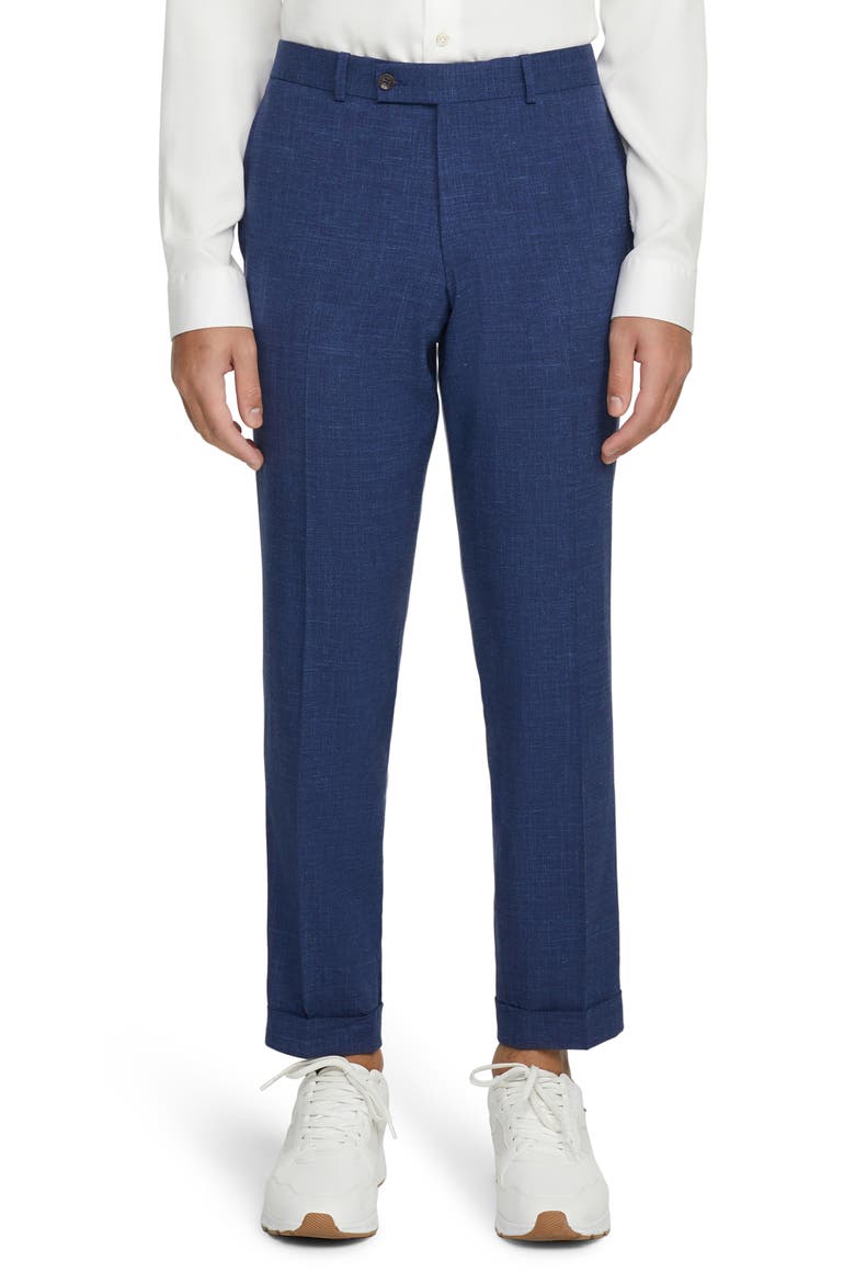 Hampton Unconstructed Wool Blend Sport Coat, Alternate, color, BLUE