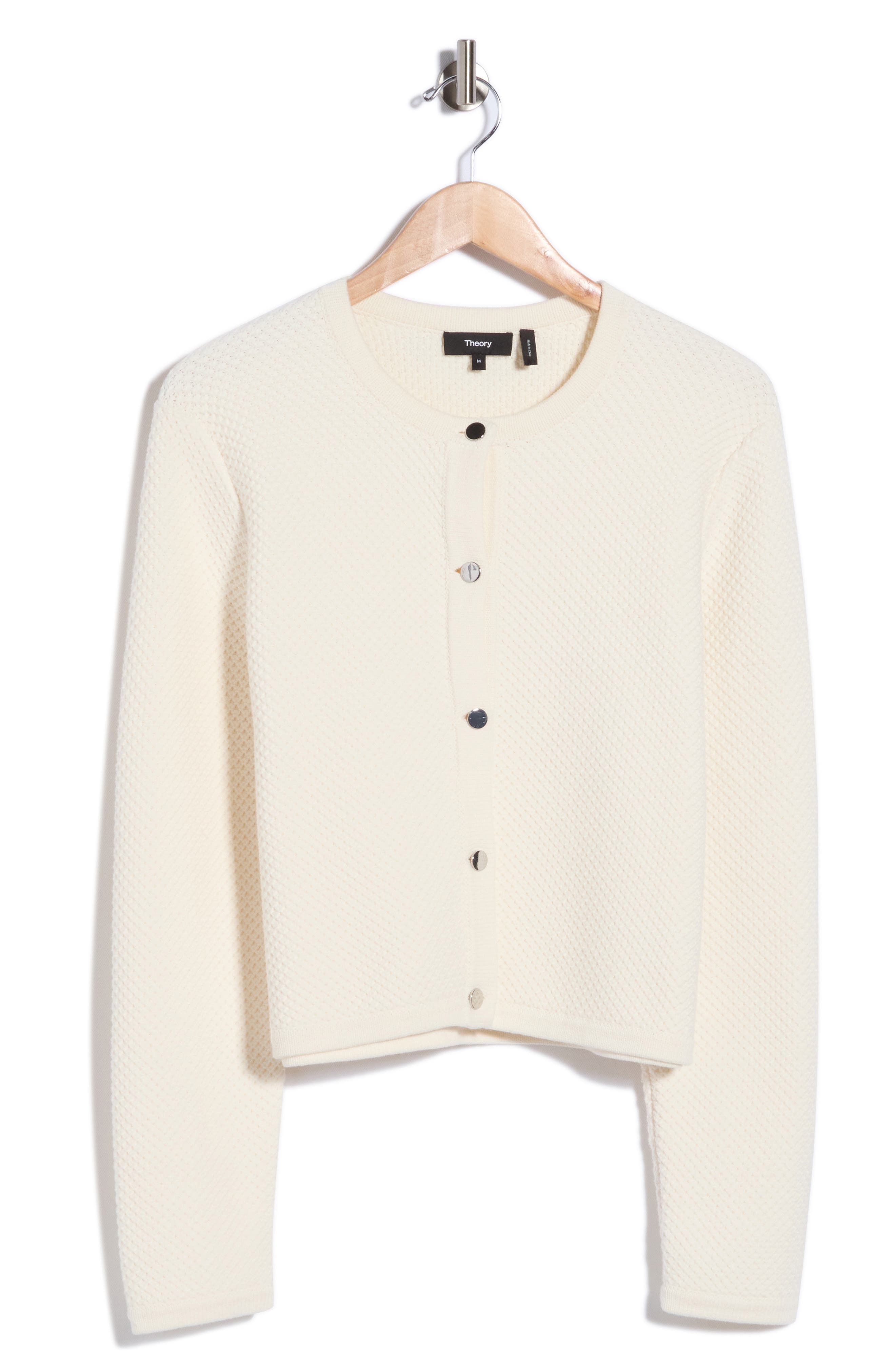 Textured Cardigan Sweater