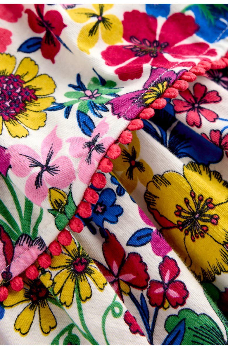 Mini Boden Kids' Tiered Jersey Sundress, Alternate, color, Tickled Pink Floral Sprig