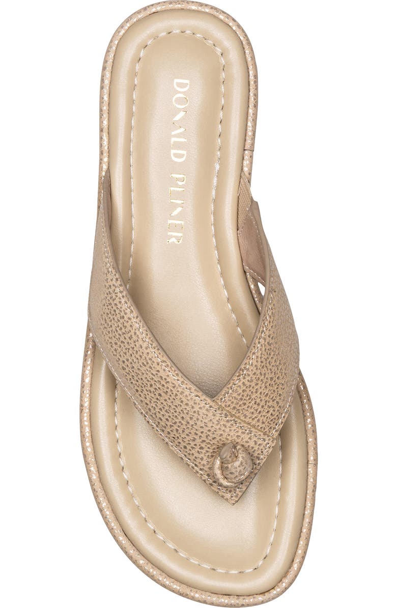 Donald Pliner Samiya Platform Flip Flop, Alternate, color, Platinum