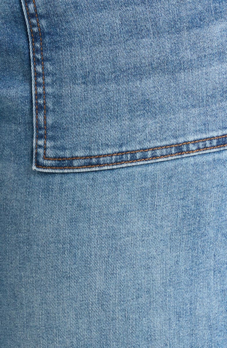 KUT from the Kloth Meg Raw Hem High Waist Ankle Wide Leg Jeans, Alternate, color, Success