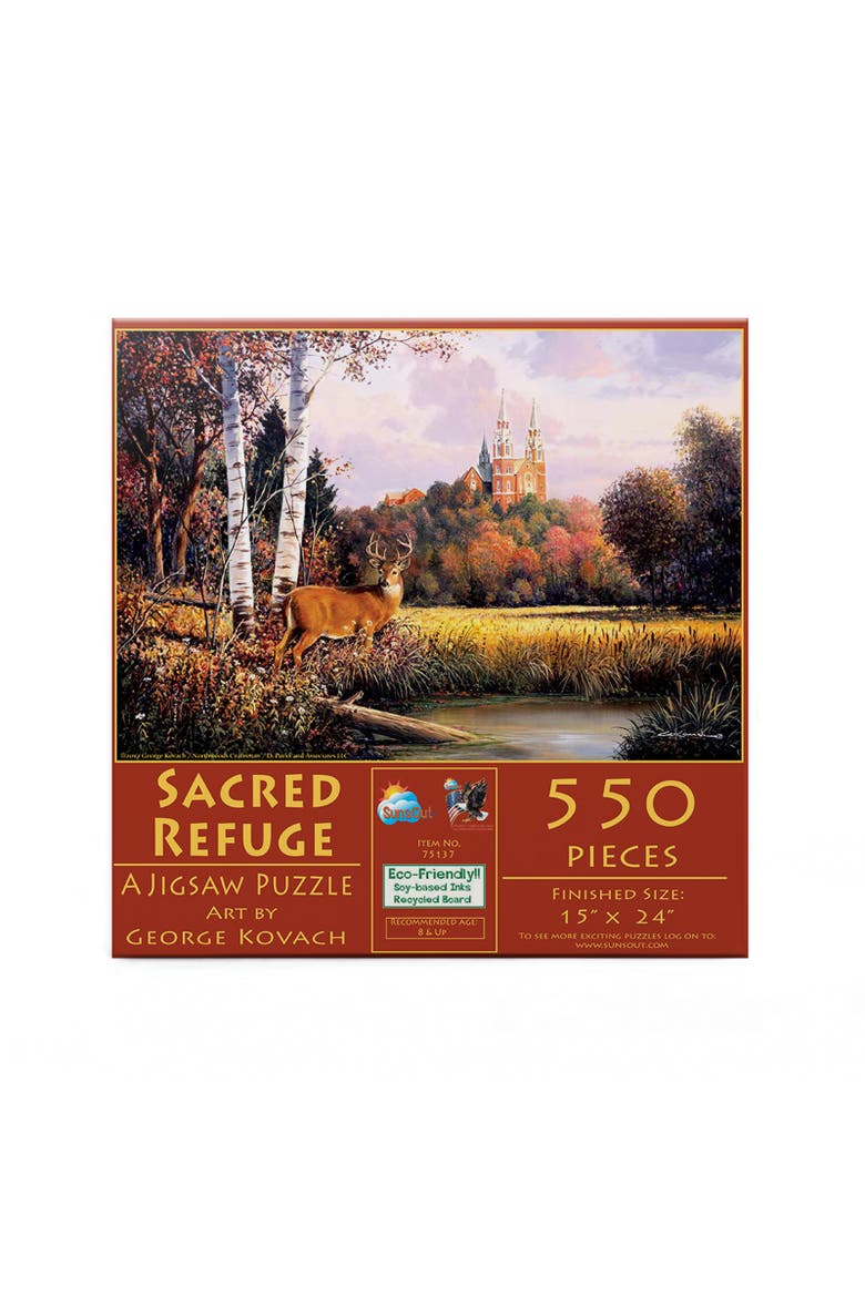 Sacred Refuge 550 piece Jigsaw Puzzle for Adults, Alternate, color, Multicolor