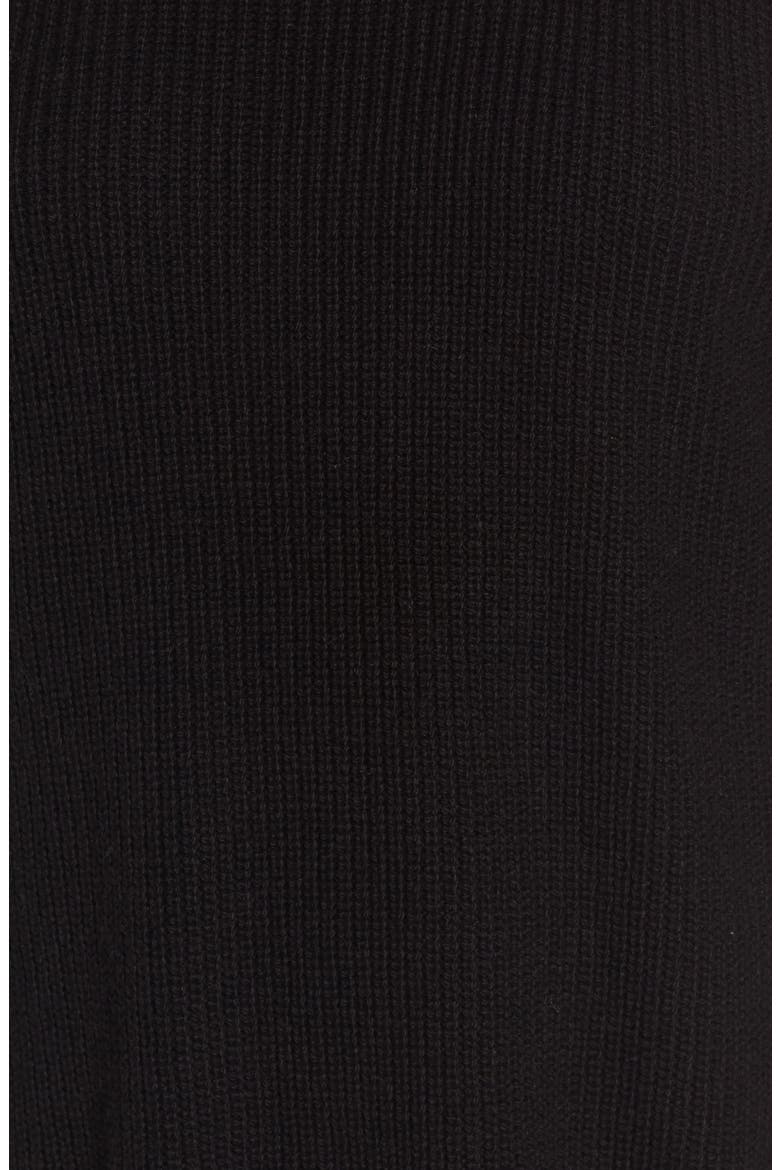Cold Shoulder Tunic Sweater, Alternate, color, BLACK