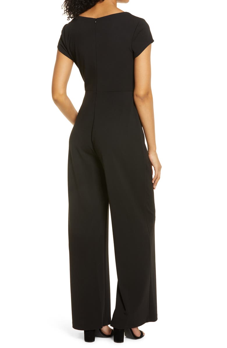 Connected Apparel Cap Sleeve Jumpsuit, Alternate, color,