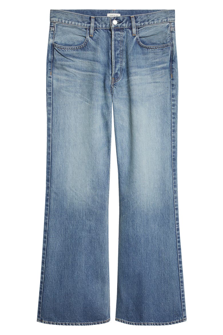 70s 5 Pocket Relaxed Bootcut Jeans, Alternate, color, MEDIUM INDIGO