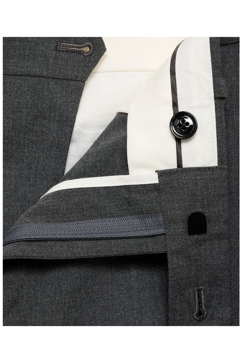 Microstructured Tailored Pants, Alternate, color, GREY