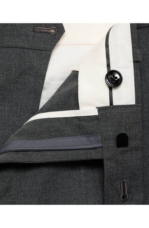 Mango Microstructured Tailored Pants In Grey