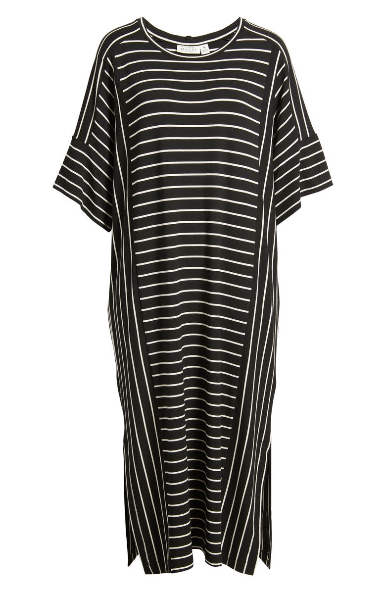 Masai Copenhagen Noele Stripe Knit Shift Dress, Alternate, color,