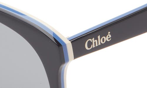 Chloé 99mm Fashion Shield Sunglasses In Multi