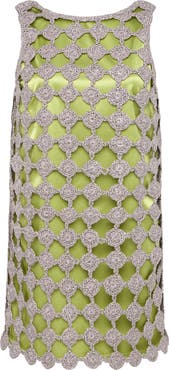 SIMONMILLER Sina Crochet Mini Dress