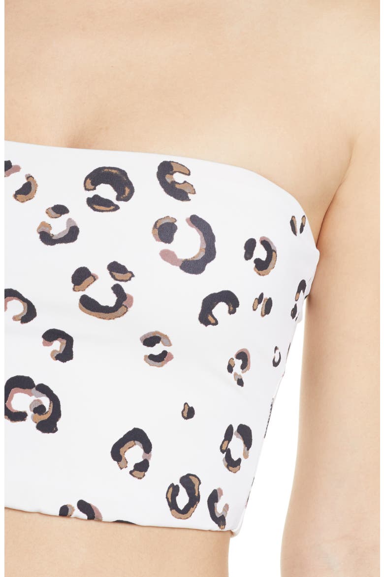 Leopard Bikini Top, Alternate, color, LINEN