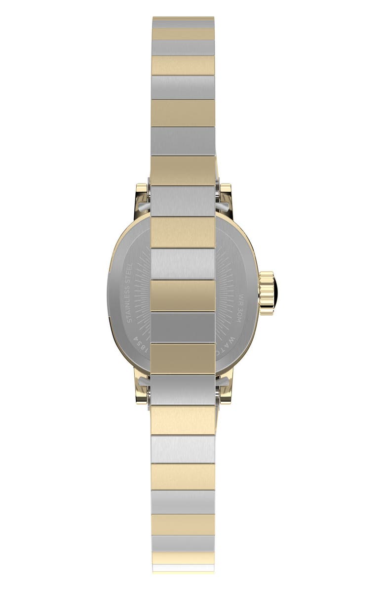 Timex<sup>®</sup> Cavatina<sup>®</sup> Mini Two-Tone Bracelet Watch, 17mm, Alternate, color, Gold-Tone