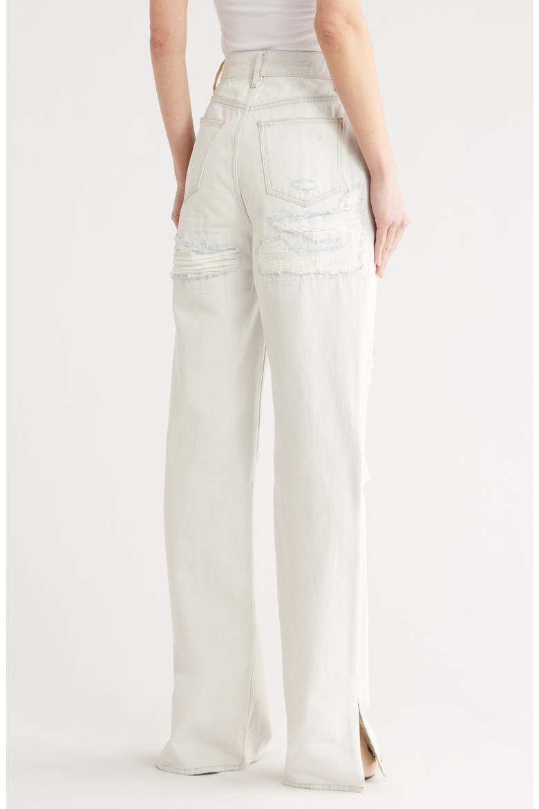 The Khlo Distressed Straight Leg Jeans, Alternate, color, INDIGO1016