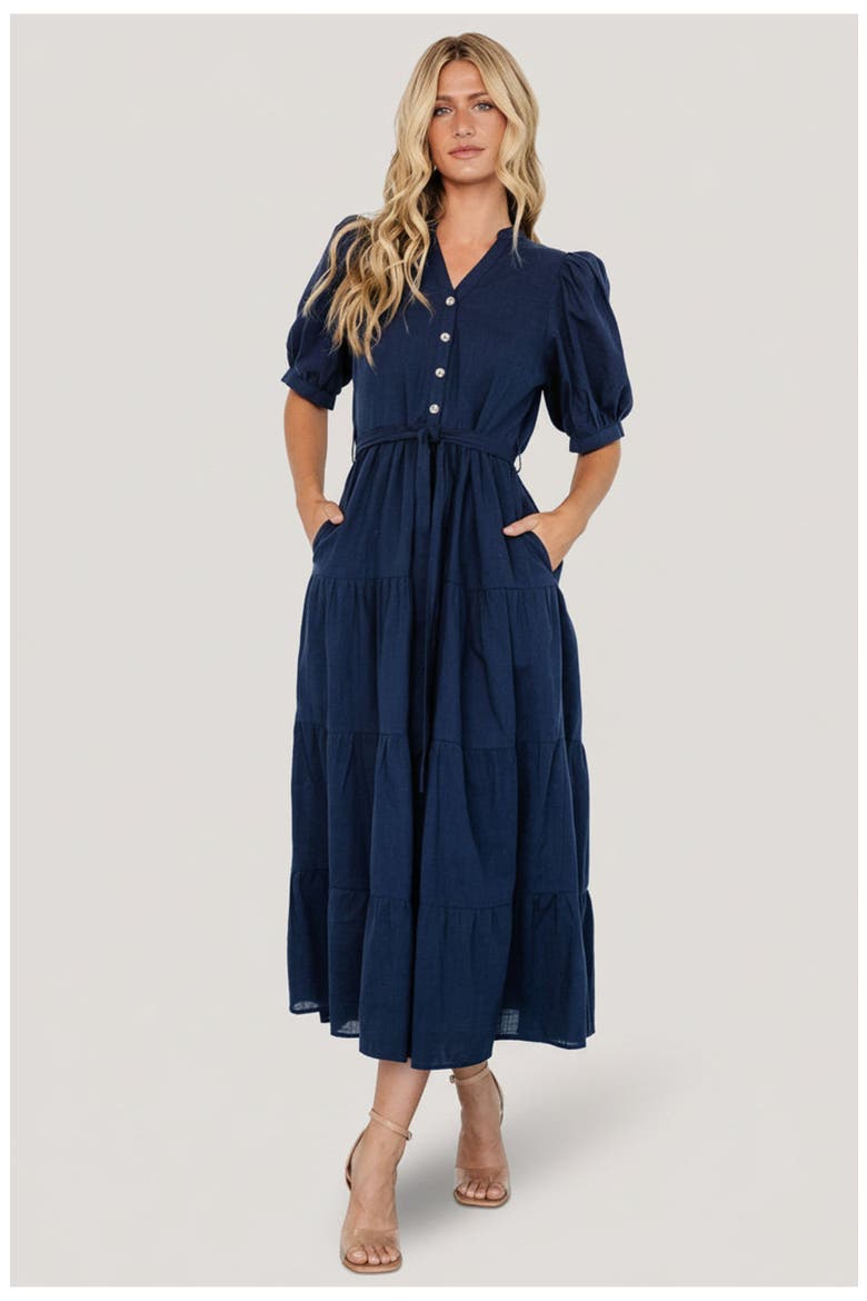 Camille Maxi Dress, Main, color, Navy