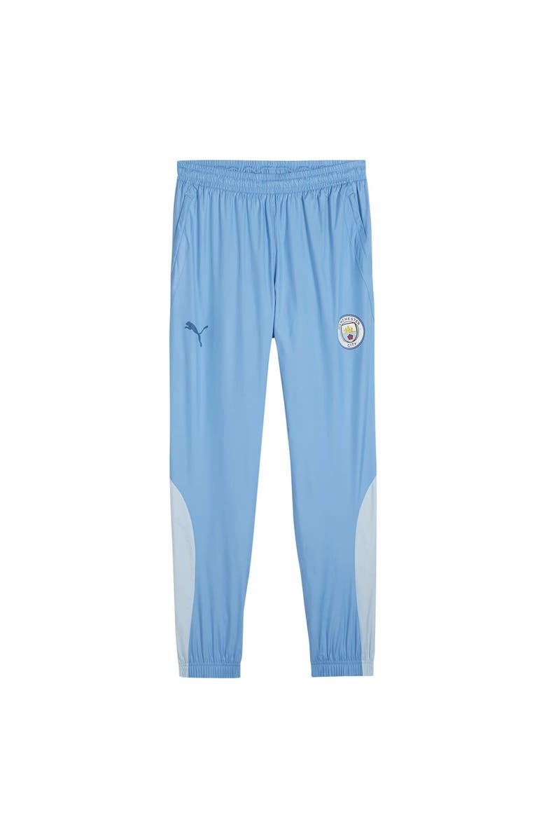 PUMA Men's Puma Sky Blue Manchester City 2023/24 Pre-Match Pants, Alternate, color, 