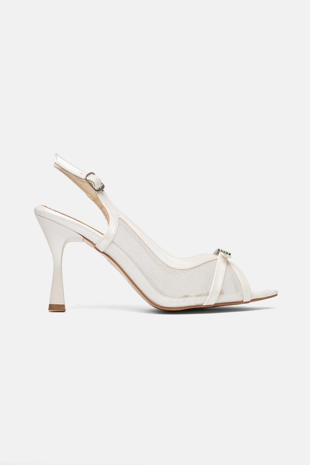 Brittany Classic Stiletto Bridal Sandal, Alternate, color, Ivory