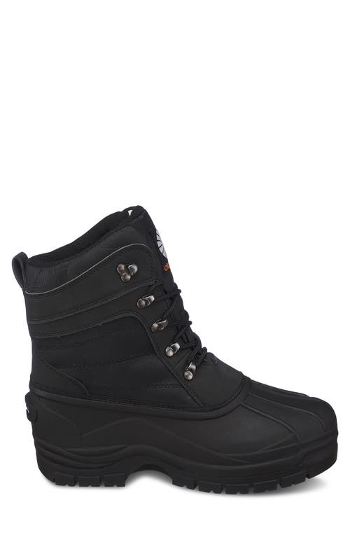 Akademiks Waterproof Duck Toe Snow Boot In Black