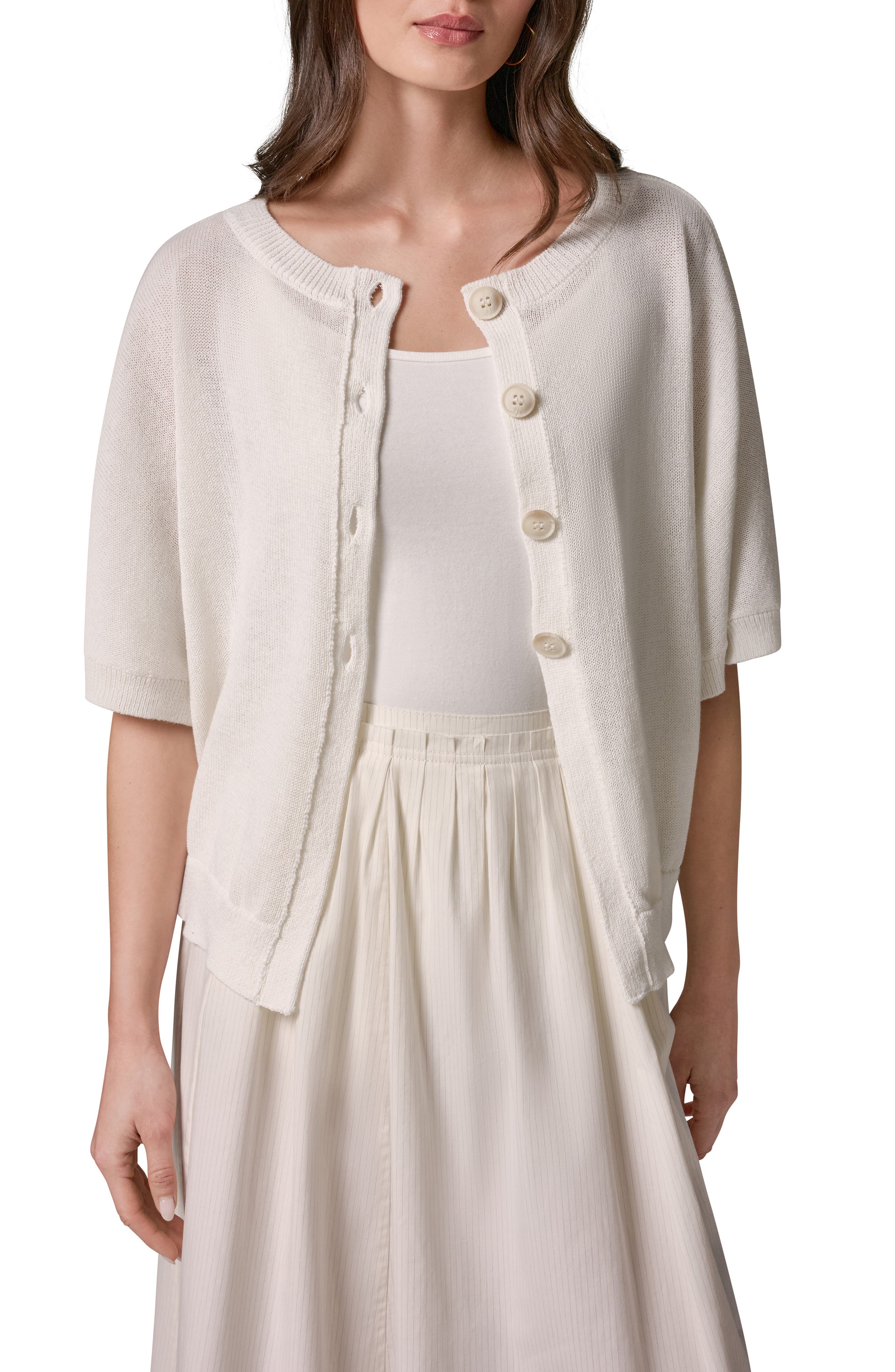 Easy Short Sleeve Cardigan